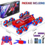 8WD Spider Stunt RC Car with Gesture Control, Double-Sided Remote Control, Spray & Lights, 360ø Rotating Climber,  8-13 Years"