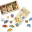 Wooden Bear Family Dress-Up Puzzle (45 pcs) - Mix 'n Match Teddy Bear Puzzle with Storage Case for Toddlers Ages 3+