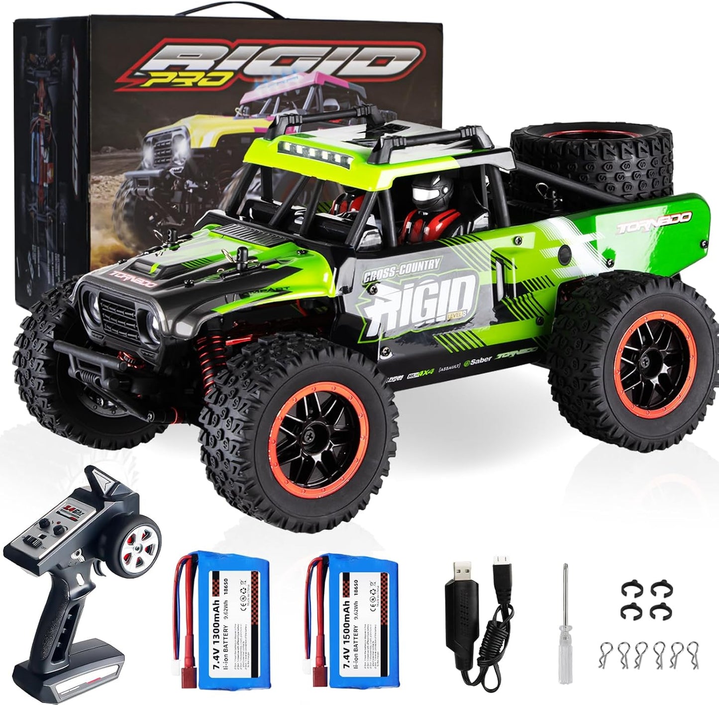 Thor Brushless 4WD Off-Road RC Truck – Full-Scale High-Speed Professional Climbing Vehicle