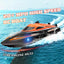 Electric RC Speedboat - 2.4GHz Waterproof High-Speed Racing Boat - 20KM/H with Night Light