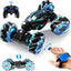 1:12 RC Stunt Car, 2.4GHz 4WD Remote Control Gesture Sensor Toy Cars, Double Sided Rotating Off Road Vehicle 360ø Flips, Lights Music, Music and Light RC Toy Car for Kids Birthday - Toyigo