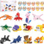 Animal Block Toys, 12PCS Mini Building Blocks Animal, Building Sets Stem Toys, Assorted Mini Animals Building Blocks Sets for Goodie Bags, Prize,Cake Topper, 12PCS Sea Animal Mini Building Blocks, Filled Eggs Toys, Classroom Prize Toys,Cake Topper