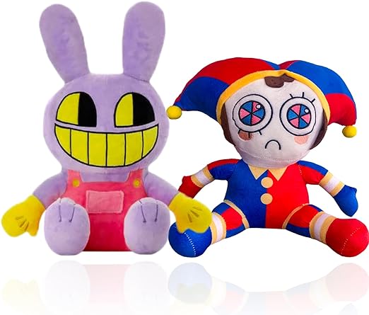 The Amazing Digital Circus Plush Toys, Circus Clown Stuffed Plushies Toys, Cute Stuffed Animals Figure Dolls for Kids Adults, Funny Joker Plush Pillow for Boy Girl Birthday