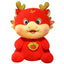 Ruyi Longbao Plush Dragon Doll, Red Zodiac Dragon Mascot for New Year, Perfect Gift for the Year of the Dragon