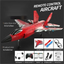 RC Aircraft, RTF F-35 RC Airplane , 2.4Ghz 6-axis Gyro Jet Pane, Glider Foam Planes Remote Control Foam Aircraft Led Lighting Simulate F35 Fighter Jet Toy for Children - Toyigo