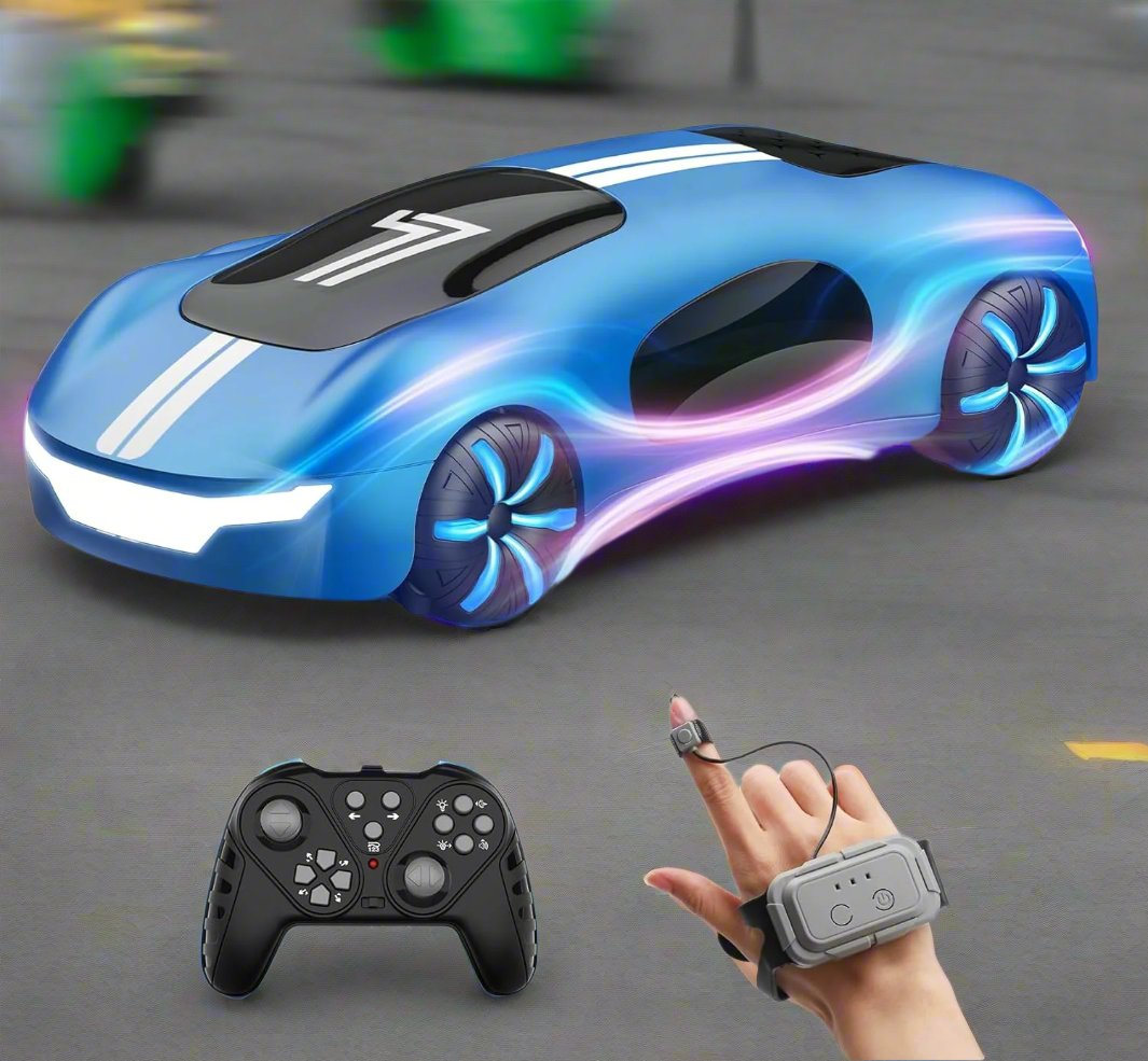 Drift RC Stunt Car, Gesture Sensing Remote Control Car, Light Spray & Sound, 2.4GHz Hobby RC Cars Toy for Kids, 360ø Rotate, Birthday Gifts for Boys Girls 4-12 - Toyigo