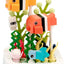 Marine Animals Building Blocks Sets for 190 PCS, Sea Turtle,145 PCS, Crab,  151 PCS, Clown Fish, 174 PCS, Lantern, 179 PCS, Surgeonfish,  Potted Plant Sea Animal Building Blocks, Ocean Animal Toys for Boys and Girls 3 4 5 6 7 8 9 10 Years Old