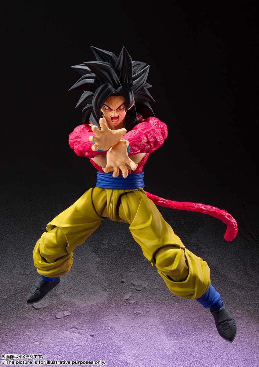 Dragon Ball GT Goku Tamashii Nations figure, Super Saiyan 4 Son Goku, Bandai Spirits S.H.Figuarts