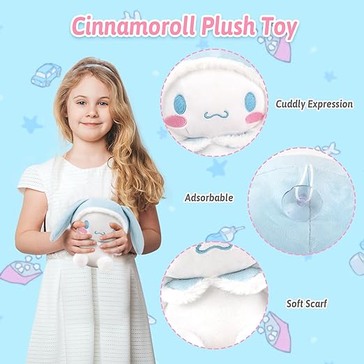 8 inch Cinnamoroll Plush Toys, Doll, Soft and Adorable Cartoon Cinamolol Pillow for Girls Kids Fans Birthday Gift