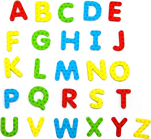 Magnetic Letters and Numbers for Classroom Educating Kids in Fun -Educational Alphabet Refrigerator Magnets Building Preschool Toddler Spelling and Learning Refrigerator Magnets-112 Pieces