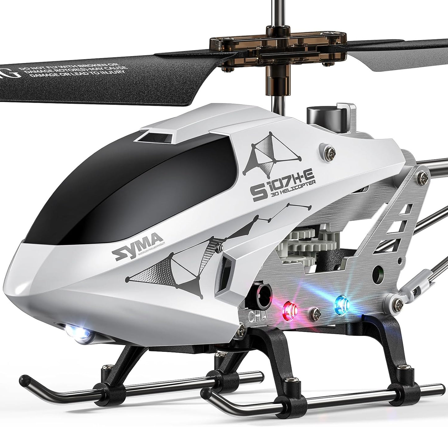 RC Helicopter, S107H-E RC Helicopter,3.5 Channel, Gyro Stabilizer,  RC Helicopter with Altitude Hold - For Kids and Beginners - Toyigo