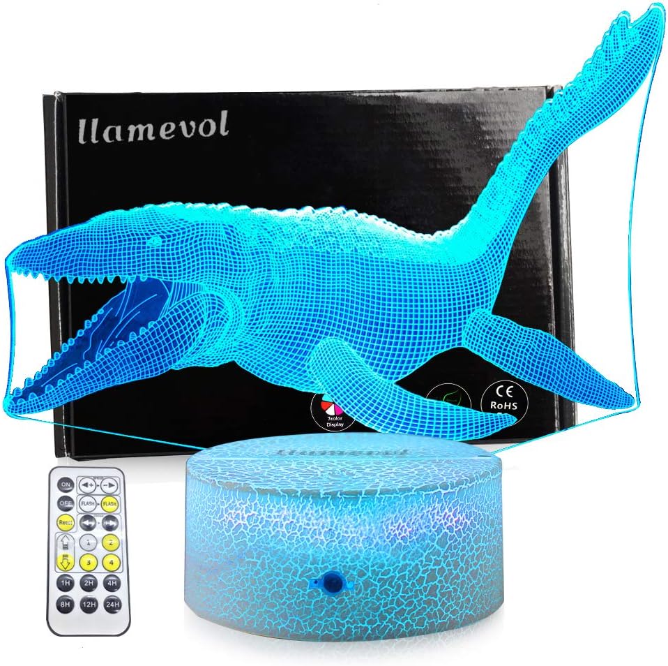 Night Lights, Mermaid Beauty Princess Night Lights, Christmas Gifts Birthday Dimmable Remote Led 3D Illusion Lamp Set, for Boys Girls Toddlers Adults - Toyigo