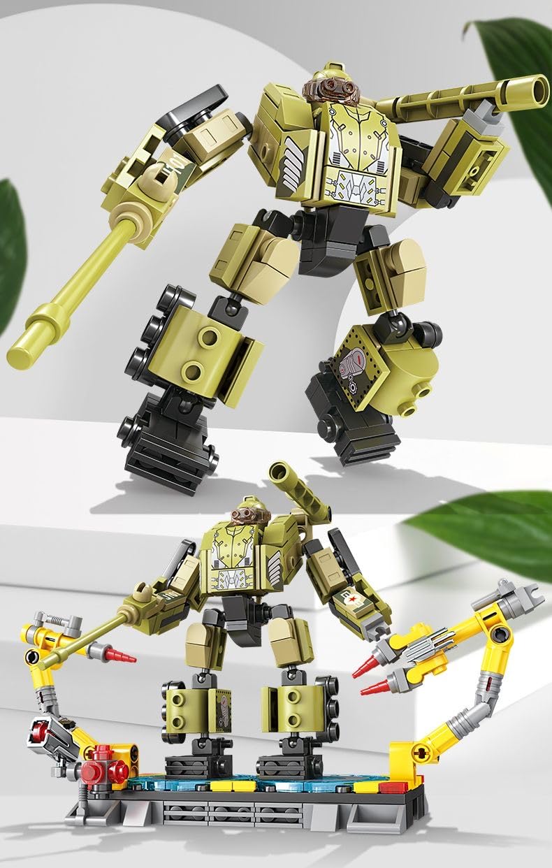 Kaizhi 84131 J-20 Intelligent Mecha Deformation Robot - King Kong Assembly Model Building Blocks for Boys