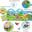 Reusable Sticker Books for Toddlers 2-4 Years, Animals Themed Sticker for Kids 1-3, Easter Gifts for Kids Toddler Boys Girls Travel Toys