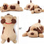 Brown Dog Weighted Stuffed Animals, 20 Inch 3.5 lbs Weighted Plush Animals, Soft Big Puppy Plush Pillow Toy, Gifts for Kids, Boys and Girls Adults (20" 3.5lbs)