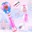 Toys for Girls: Princess Toy Bubble Wand, Birthday Gifts for 3 4 5 6 7 8 Years Old Girl, Bubbles Machine Fairy Wands for Kids Light Up with Bubble Solution, Toddler Girl Toys Age 4-5