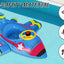 Baby Float Infant Pool Float, Inflatable Baby Swimming Float Airplane Baby Rider Float Kids Pool Float, Toddler Swim Float Ring Baby Floatie, Pool Floats for Toddlers 6-48 Months