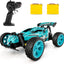 RC Car, Remote Control Car,  1:18 Scale RC Car with LED Lights, 2.4GHz 2WD All Terrain RC Car with 2 Rechargeable Batteries for 60 Min Play, 40 Mins Play, Gift for Boys and Girls - Toyigo