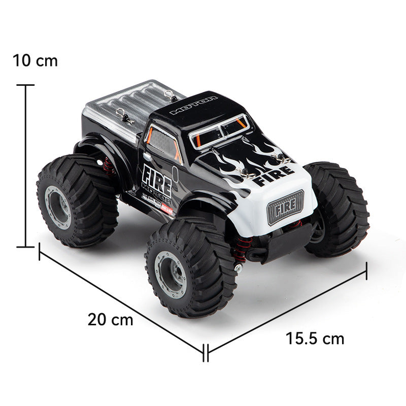 RC Off Road Car, 2.4G Small off-road Vehicle, Electric Climbing and Drifting high-Speed Remote Control Car, Powerful Mini 4WD Climbing RC Car, With (Dual Batteries) Pickup Truck Boy Toy