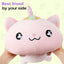 Cute Kitten Unicorn Plush Toy, Stuffed Animal Kitty, Soft Anime Cat Plush Pillow for Kids (Pink Unicorn Cat, 12")