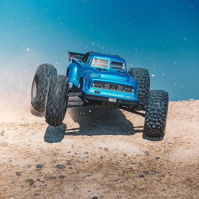 RC Truck, 1/8 Notorious 6S V5 4WD BLX Stunt RC Truck with Spektrum Firm RTR Truck, (Transmitter and Receiver Included, Batteries and Charger Required) For Kids - Toyigo