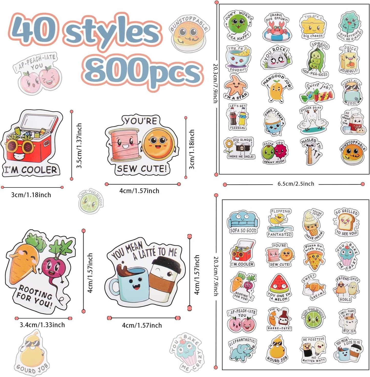 800pcsTeacher Stickers, Classroom Stickers, Motivational Stickers for Kids Stickers for Students