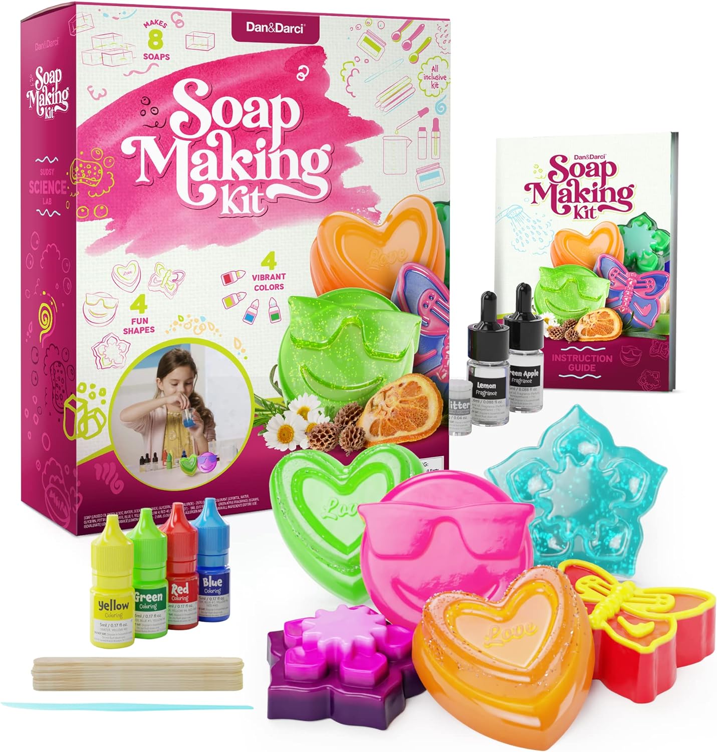 Soap Making Kit, Crafts Science Toys, DIY Soap Kits - Best Educational Craft Activity Gift, Birthday Easter Gifts for Girls and Boys Age 6-12 Years Old Girl - Toyigo