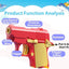 Hot Sale 3D Gravity 1911 Pistol Reload Toy - Children's Decompression Gun, Carrot Knife, Fingertip Gyroscope for Boys