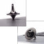 Spinning Top Toys, Metal antistress gyro pendant, Silver kirsite spinning top, Totem print spinning toy,  Little Fidget Toys, Small cyclone gyroscope  (Silver,Gold, Black) - Toyigo