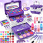 Kids Makeup Kit for Girl, Washable Kids Makeup Kit Girl Toys, Real Little Girls Makeup Kit for Kids 4-12, Children Princess Play Makeup Set, Birthday Gift Christmas Toys for Girls 4 5 6 7 8 9 Year Old