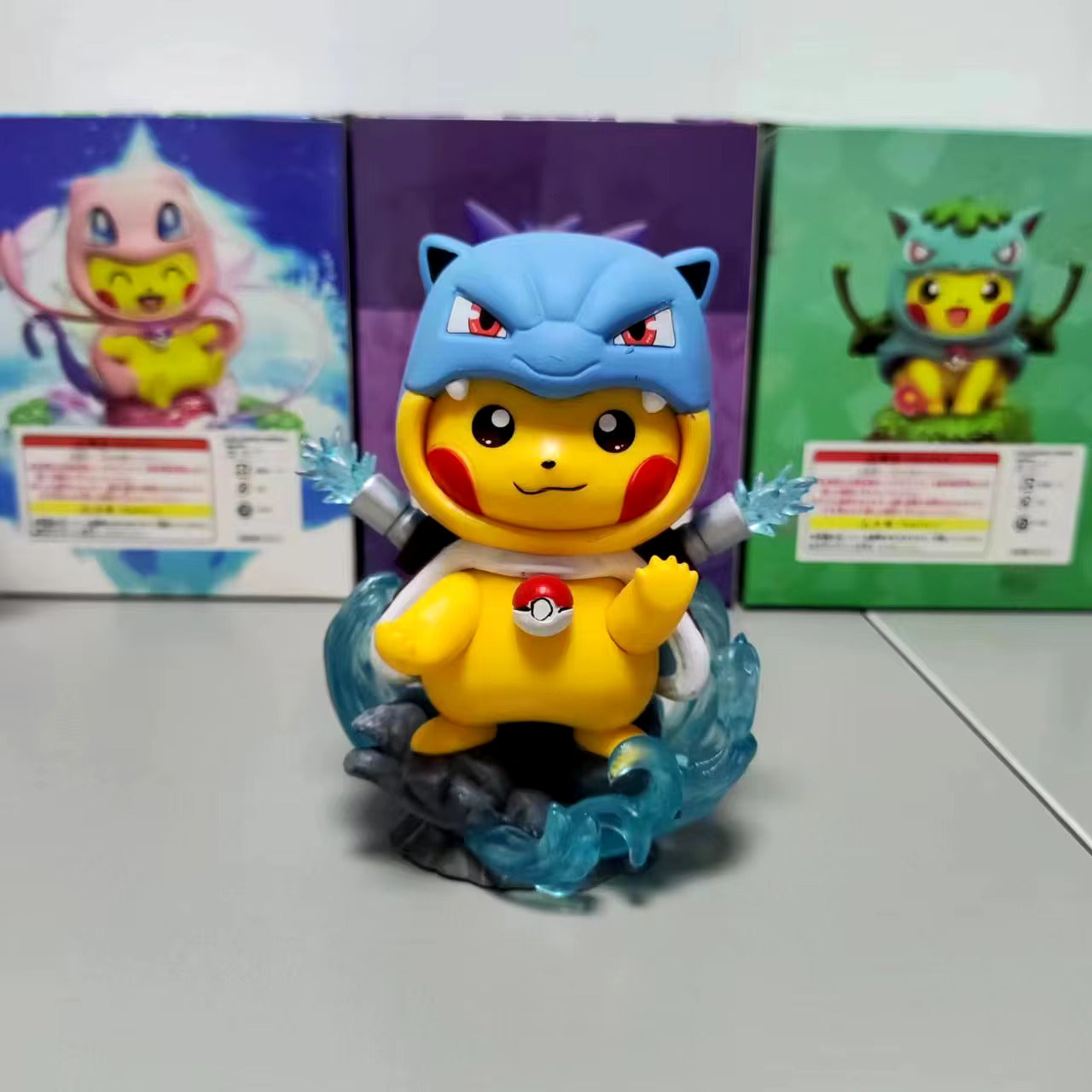 Anime Monster Action Figures - Deformation Pokémon Collectible Toys for Kids - Pikachu Transforming Figure