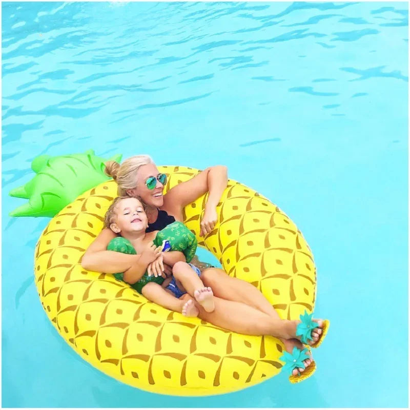 Swimming Ring for Adults, Inflatable Pool Float, Pineapple Swimming Circle Toy, Swim Rings?Summer Water Sport Swim Circle Pool, Swim Ring Adults for Summer Holiday - Toyigo