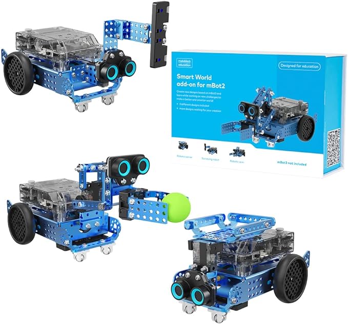 Makeblock mBot Neo Coding Robot, Learning & Education Robot, Support Scratch & Python Programming Robotics Kit, Ages 8-12 and up, Building STEM Robot Toys Gifts Boys Girls for Kids