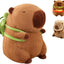 Cute Capybara Stuffed Animals, Wearable Toast Headset Capybara, Gifts for Kids, Bread Capybara, 12-inch Stuffed Animal