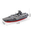 Cross-border remote control aircraft carrier,2.4G RC destroyer toy, Water park launchable model,Aircraft carrier model kit,DIY assembly warship toy,Children and adults present sea model