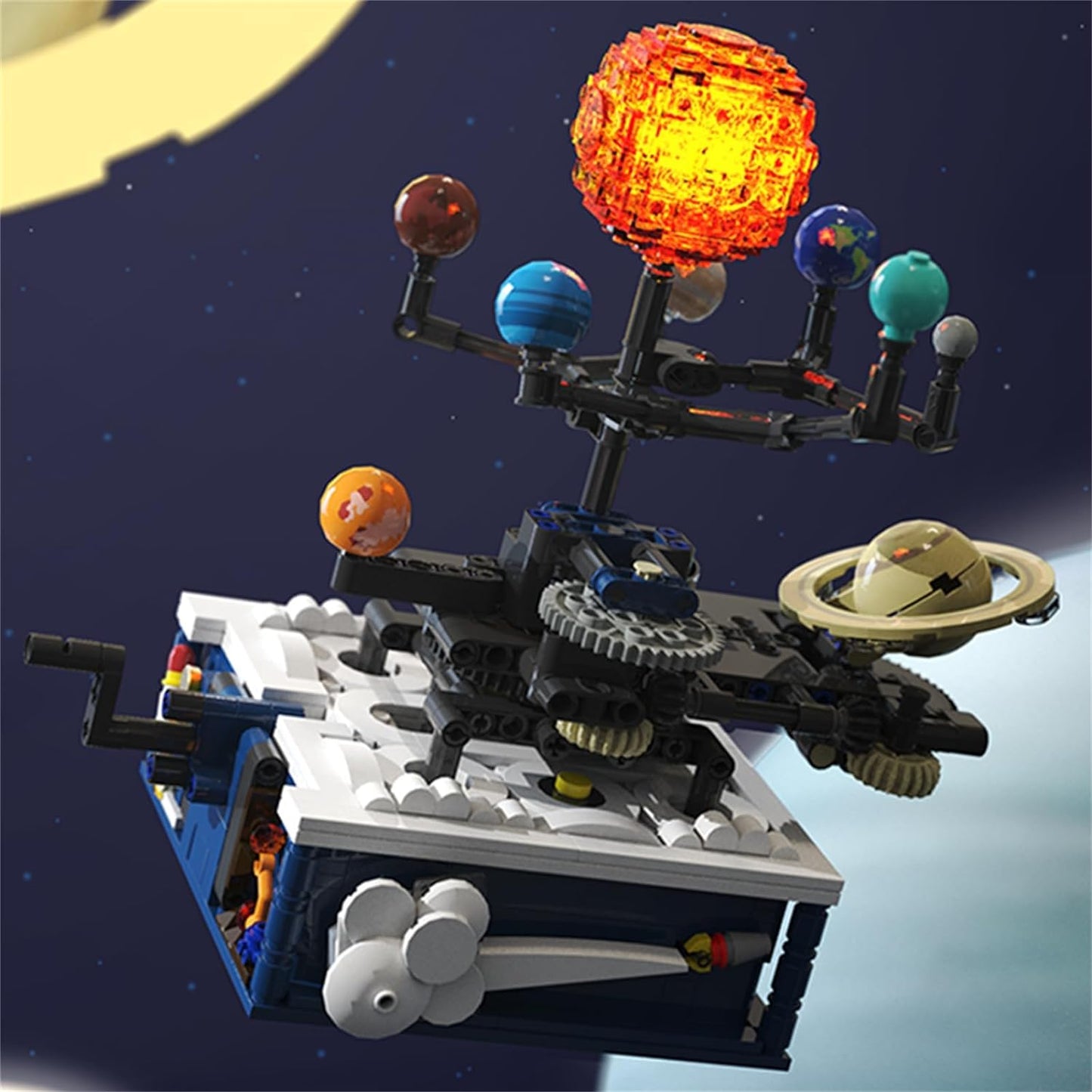 Solar System Creative Building Toys, Educational Toys for Science Experiments, Gifts for Children Ages 8-10 - Ages 12-14 and up, STEM Learning Kits 775 Pieces