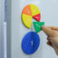 Primary School Mathematics Teaching Aids, Fraction Problem Learning Demonstrator, Fraction Discs for Third and Fourth Grade Fraction Modules