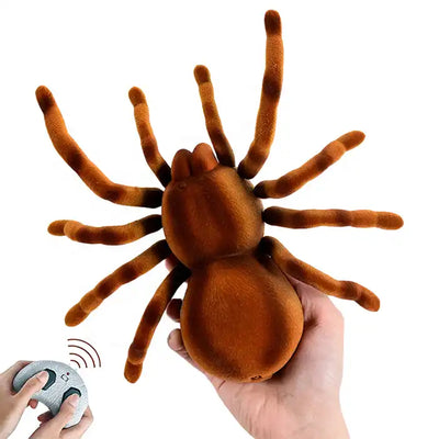 Electric Plush Spider Toy - Scary Infrared RC Gag Prank Toy