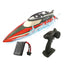 Kids RC Boat Toy - Electric Waterproof High Speedboat with Light - 2.4G Remote Control Fast Speed Boat