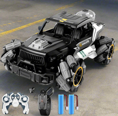 Y3 Remote Control Stunt Car with Spray and Light, Dual Motors Off Road RC Car, 2.4Ghz 4WD 360?ø Rock Crawler,Hand Controlled Gesture, 35+ Min Play, Toy Vehicle for Boys Girls and Adults