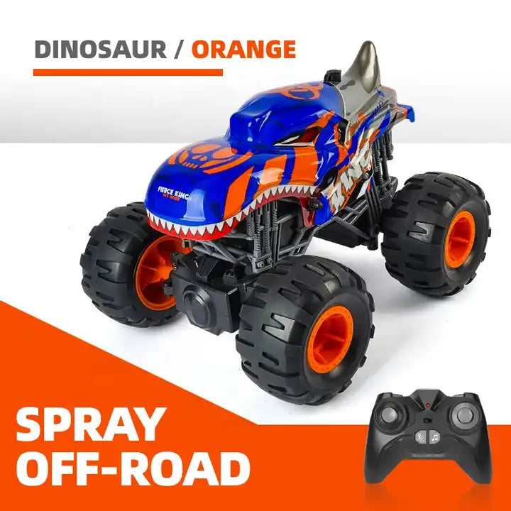 1:16 Scale Remote Control Monster Truck - Full Function with Mist Spray and Lights