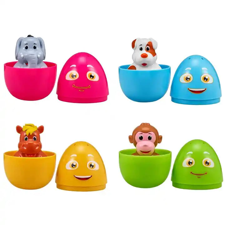 PVC Animal Surprise Eggs Toys - Plastic Mini Figurine Anime Figure Mystery Boxes