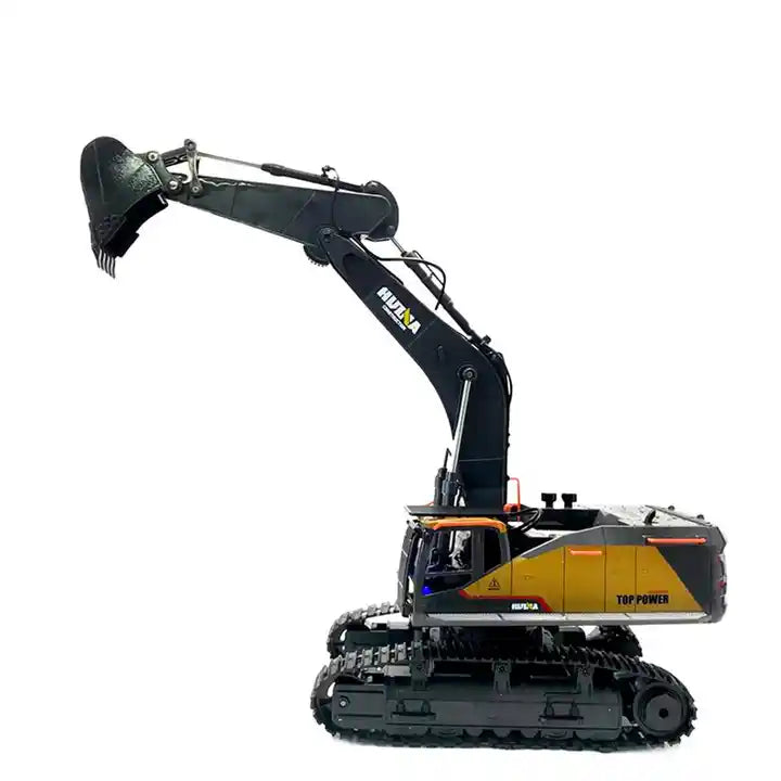 1592 RC Excavator - 2.4G 1:14 Scale Big RC Trucks Simulation Excavator for Boys