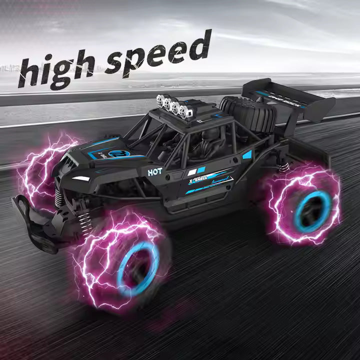 Q102 High-Speed Climbing RC Car - 2.4GHz Off-Road Stunt Car with Shock Absorbers, Competitive Racing Performance