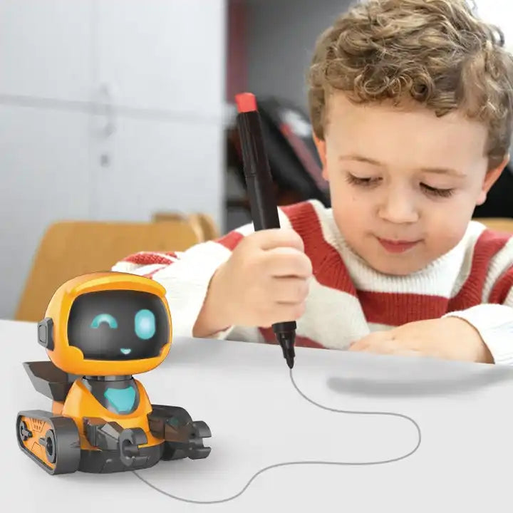 Smart Mini Robot Toy - Intelligent Line Following Tracking Robot for Kids