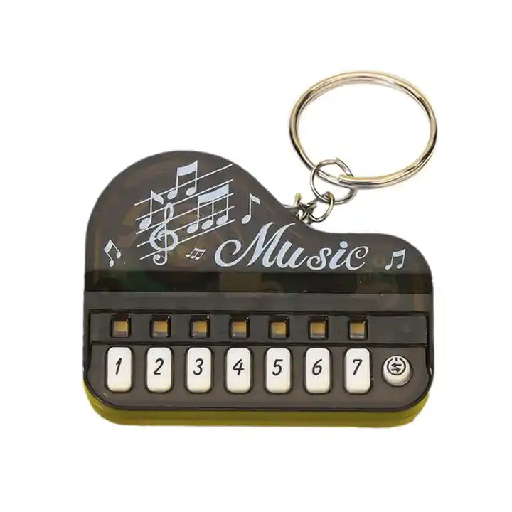 Mini Electronic Keyboard Keychain | Portable Musical Instrument Toy | Real Working Finger Piano Keychain