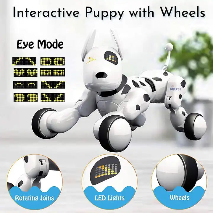 Interactive Robot Puppy with Wireless Remote Control | Kids Robotic Dog Toy Electronic Pet