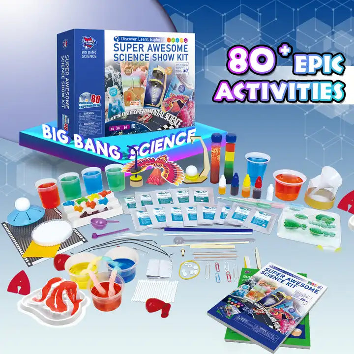 Super Science & Engineering Kit: 80+ Fun Experiments for Kids Aged 6-14