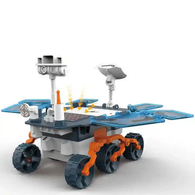 DIY STEAM Engineering Kit: Solar Mars Rover Powered Car - 50PCS Science Model Set for Kids