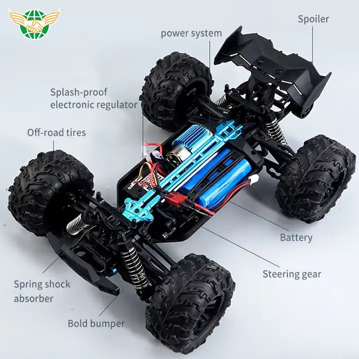 1:24 Scale High-Speed Toy RC Monster Truck - Electric OC0298014